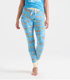 Little Blue House On The Lake Women's Sleep Leggings