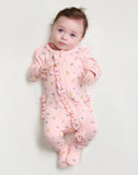 Hatley Springtime Ruffle Bum Bamboo Coverall