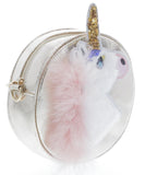 Doe A Dear Unicorn Metallic Round Purse