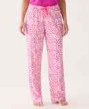 Little Blue House Women's Pink Lotus Mandala Pajama Pants In A Bag