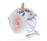 Doe A Dear Unicorn Metallic Round Purse