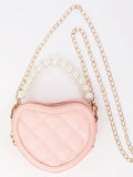 Sparkle Sisters Quilted Heart Purse