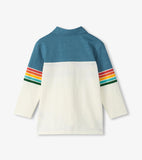 Hatley Retro Stripe Long-sleeve Panelled Polo