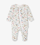 Hatley Happy Forest Ruffle Burn Bamboo Coverall