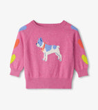 Hatley French Bulldog Raglan Pullover Sweater