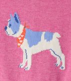 Hatley French Bulldog Raglan Pullover Sweater