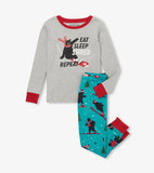 Eat Sleep Shred Kids Pajama Set