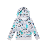 Zippered Hoodie Jacket