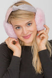 Cap Zone Faux Velvet Faux Pearl Ear Muff 4133