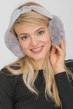 Cap Zone Faux Velvet Faux Pearl Ear Muff 4133