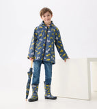 Hatley Under Construction Zip Up Rain Jacket