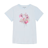 Minymo Girl’s Flowers Short Sleeves Tee