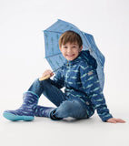Hatley Boys Shark Tank Zip-Up Lightweight Rain Jacket