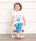 Hatley Baby & Toddler Girls Wildflower Puppy Graphic Tee