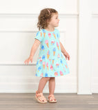 Hatley Baby & Toddler Girls Ice Cream Treats Gathered Dress
