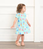 Hatley Baby & Toddler Girls Ice Cream Treats Gathered Dress