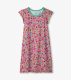 Hatley Girls Groovy Flowers Ruffle Hem Night Dress