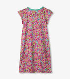 Hatley Girls Groovy Flowers Ruffle Hem Night Dress