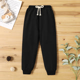 PatPat Toddler Boy Casual Joggers Pants Sporty Sweatpants