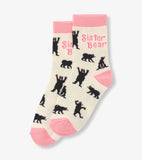 Little Blue House Sister Bear Kids Crew Socks