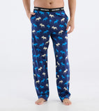 Little Blue House Men's Blue Moose Man Pants