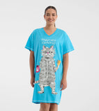 Little Blue House Pawsitively Exhausted Women’s Sleepshirt
