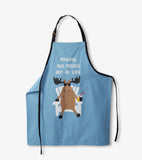 Little Blue House Making The Moose Out Of Life Apron