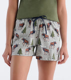 Little Blue House Women's Wild Moose Sleep Shorts