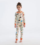 Little Blue House On The Lake Kids Pajama Set