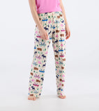 Little Blue House Sketch Country Women’s PJ Pants In A Bag
