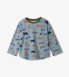 Hatley Forest Animals Graphic Tee and Pull On Pant Set