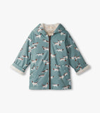 Hatley Boys On the Hunt Sherpa Lined Rain Jacket