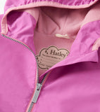 Hatley Girls Heart Swans Colour-Reveal Lightweight Rain Jacket