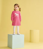 Hatley Baby & Toddler Girls Flower Horse Classic Sweater Dress