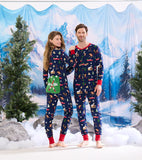 Little Blue House Winter Cabin Adult Union Suit