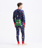Little Blue House Winter Cabin Adult Union Suit