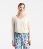Little Blue House Cream Women's Long Sleeve Tee in a Bag