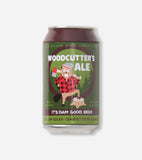 Little Blue House Woodcutters Ale Beer Can Sock