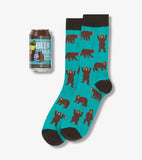 Little Blue House Bear Hug Beer Can Sock