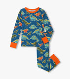 Hatley Boys Dino Roar Stretch Cotton Pajama Set