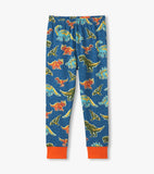 Hatley Boys Dino Roar Stretch Cotton Pajama Set