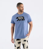 Little Blue House Men's Papa Bear T-Shirt