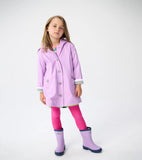 Hatley Lilac & Navy Matte Rain Boots