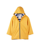 Hatley Yellow & Navy Zip Up Splash Jacket