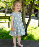 Silkberry Bamboo Flutter Sleeve Tiered Dress with Bloomer