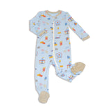 Silkberry Bamboo Footies with Two Way Zipper