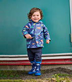 Hatley Little Dinos Rain Boots With Handles
