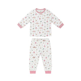 Nest Design Bamboo Jersey Long Sleeve Two-Piece PJ Set Snug Fit