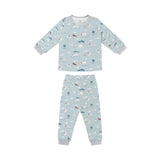 Nest Design Bamboo Jersey Long Sleeve Two-Piece PJ Set Snug Fit