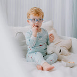 Nest Design Bamboo Jersey Long Sleeve Two-Piece PJ Set Snug Fit